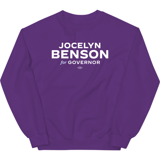 Jocelyn Benson for Governor Crewneck Sweatshirt